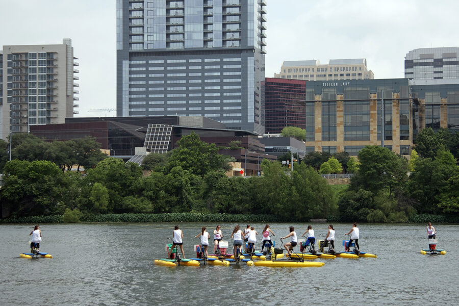 bachelorette at lady bird lake