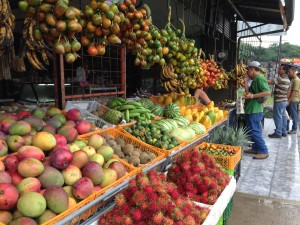 people buying fruits in costa rica