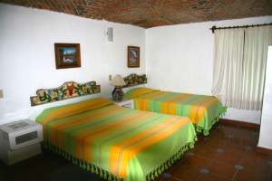 room of cabañas quinta patricia in tequisquiapan