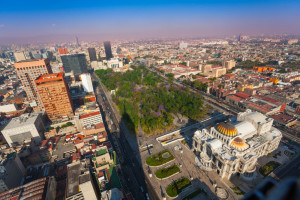 panoramic view of mexico city