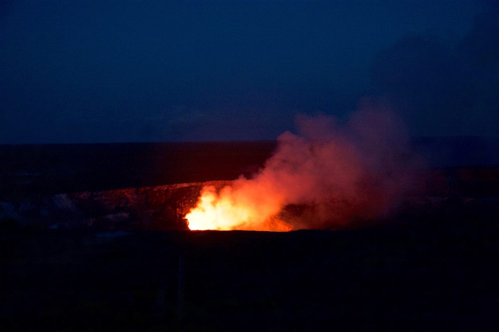 parque nacional de los volcanes - hawái